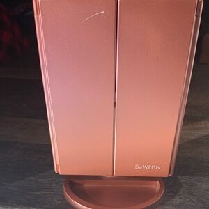 DeWEISN Light up Rose Gold Makeup Mirror